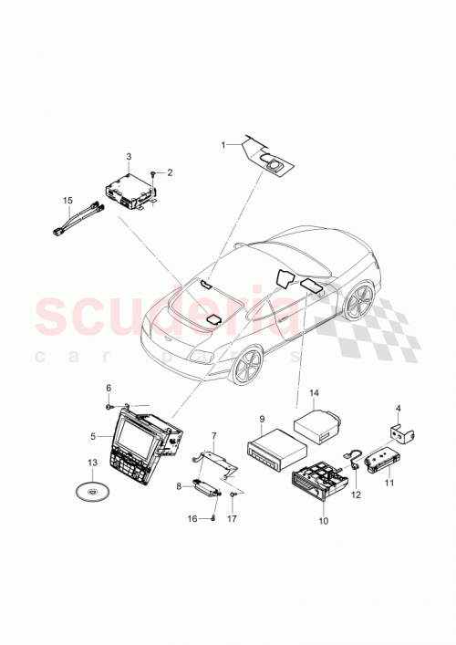 Part Diagram for Bentley 3W0 998 656
