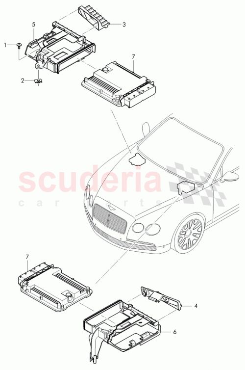 Part Diagram for Bentley 079 907 309