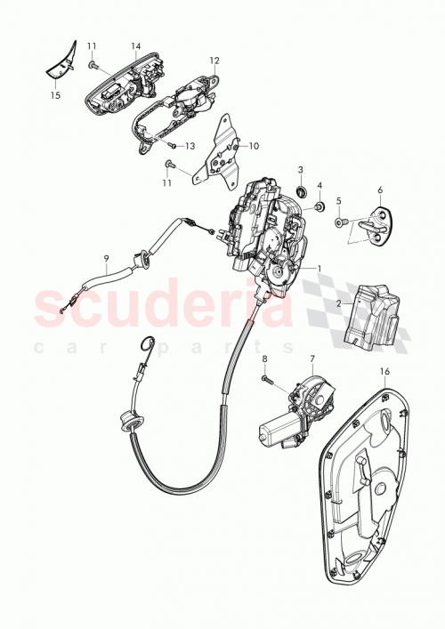 Part Diagram for Bentley 4M0 839 016 K