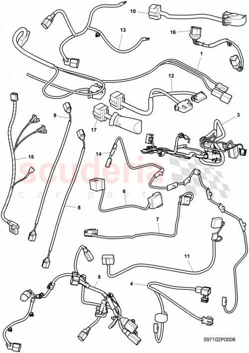 Part Diagram for Bentley 07C971461