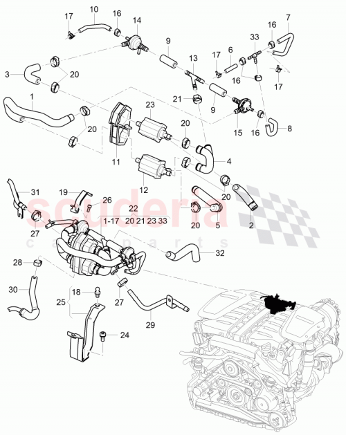 Part Diagram for Bentley 3W0612733BB
