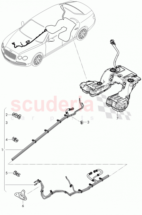 Part Diagram for Bentley 4W0 201 059