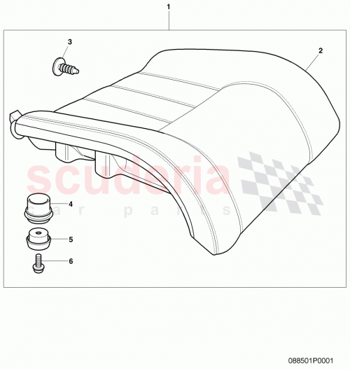 Part Diagram for Bentley 3W0 867 981