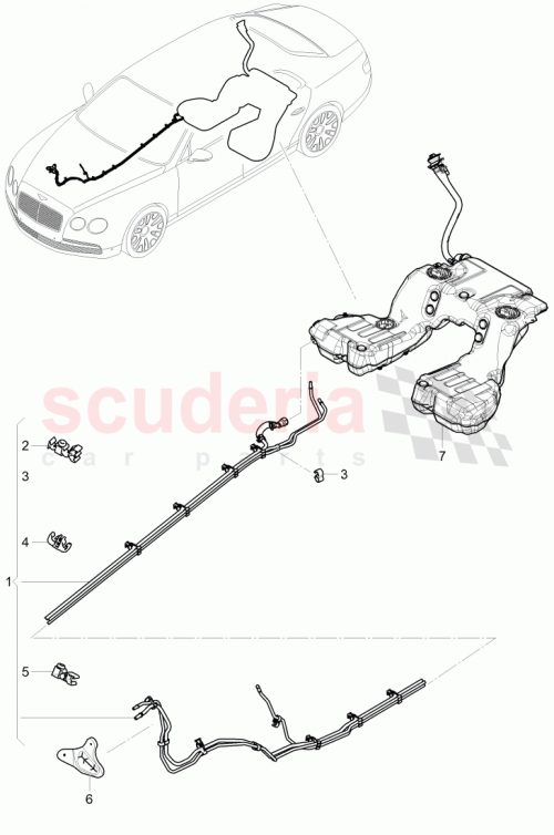 Part Diagram for Bentley 4W0 201 059 A