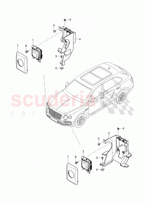 Part Diagram for Bentley N 101 941 01