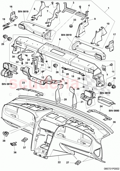 Part Diagram for Bentley N90750603