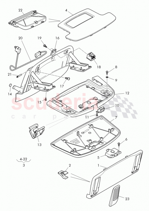 Part Diagram for Bentley 4W0 959 489