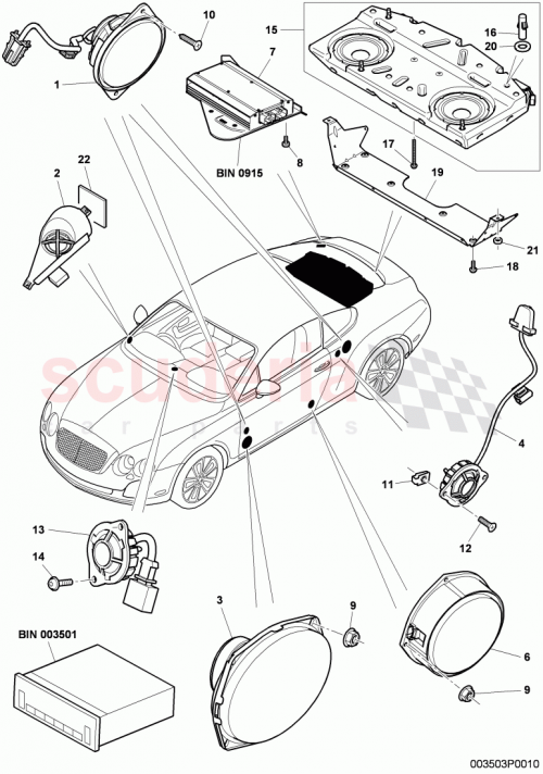 Part Diagram for Bentley 3W8 035 465 F