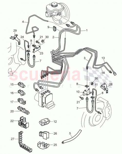 Part Diagram for Bentley 3W1614721L