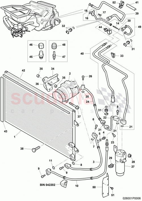 Part Diagram for Bentley 3W0260707J