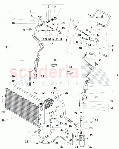 Part Diagram for Bentley 3W0260711H