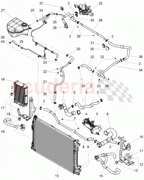 Part Diagram for Bentley 3W1 121 507 A