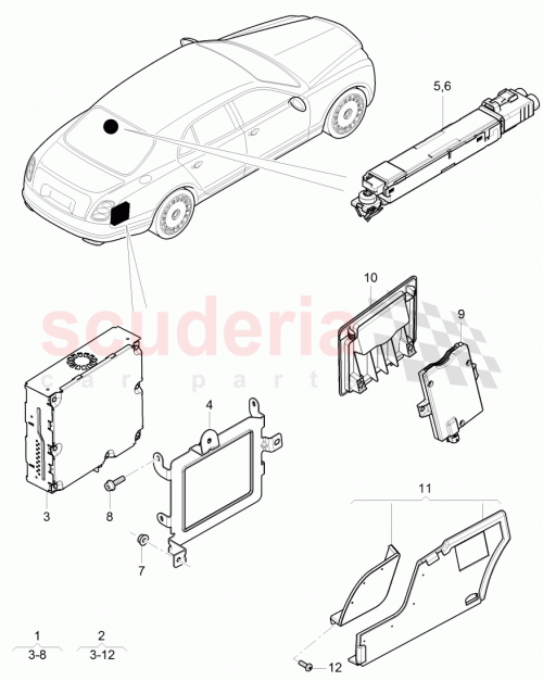 Part Diagram for Bentley JNV 919 129 B