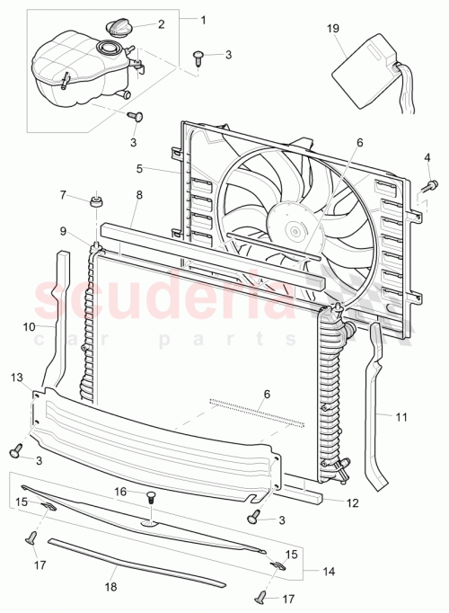 Part Diagram for Bentley 3W0121221J