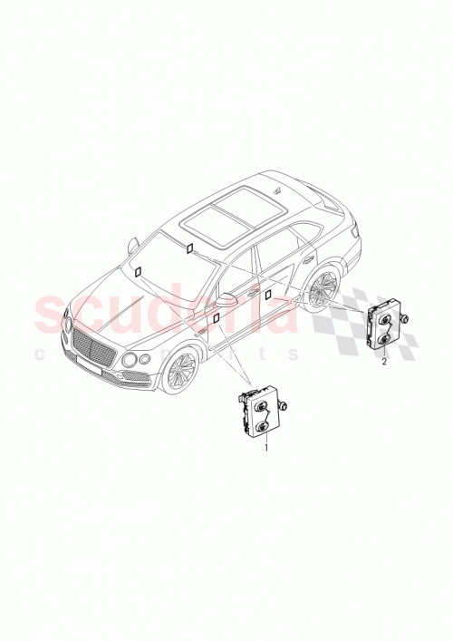 Part Diagram for Bentley 4M0 959 793 E