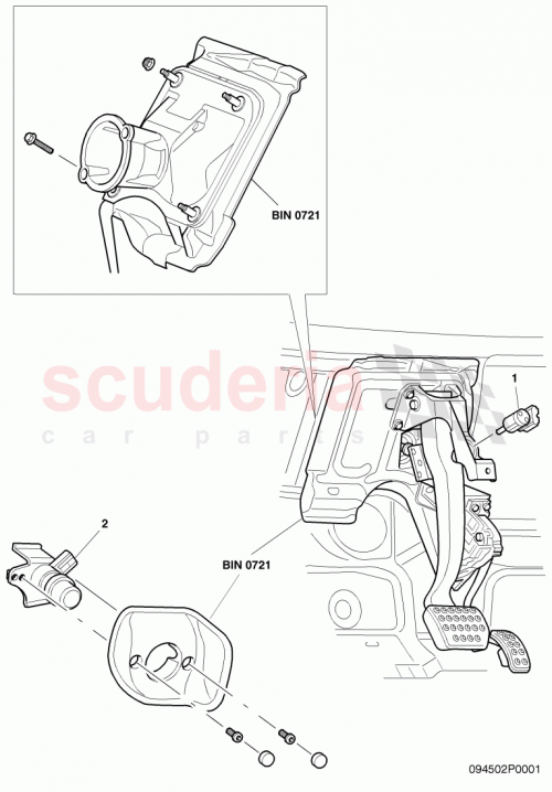 Part Diagram for Bentley 3D0959897