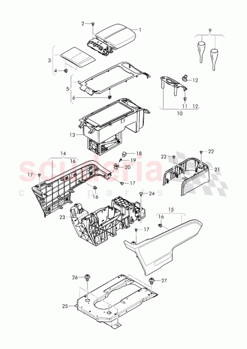 Part Diagram for Bentley 36A 863 025