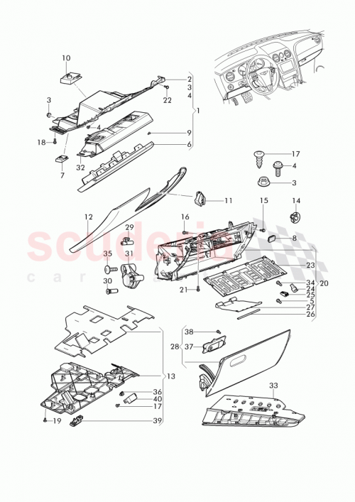 Part Diagram for Bentley 6N0972559