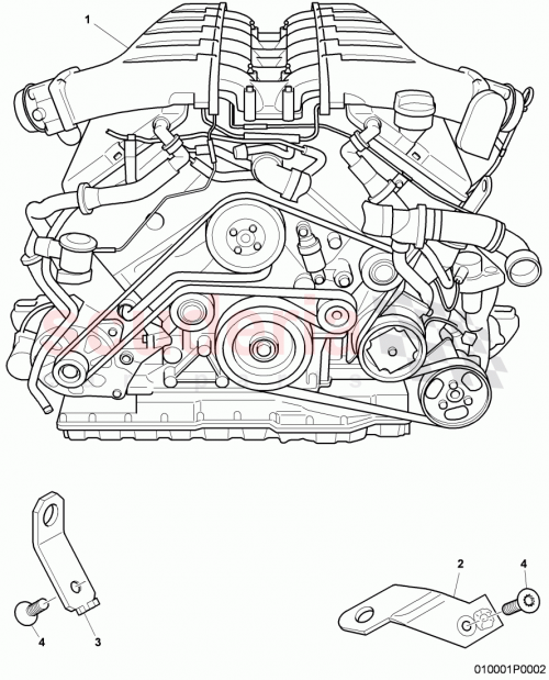 Part Diagram for Bentley 07C100012B