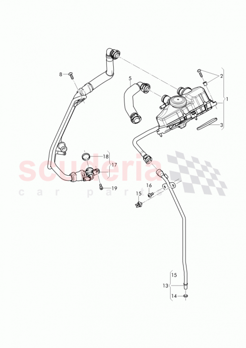 Part Diagram for Bentley 06E 971 739