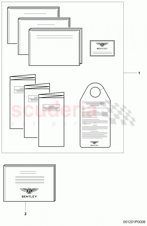 Part Diagram for Bentley 3W5 012 003 CA