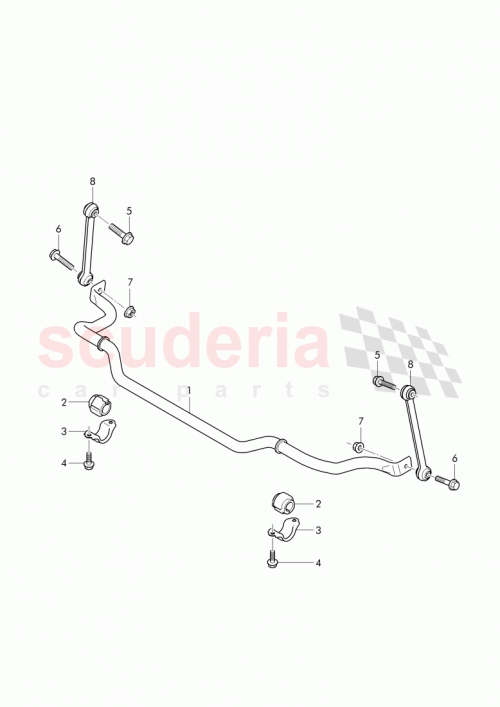 Part Diagram for Bentley 8K0411327B