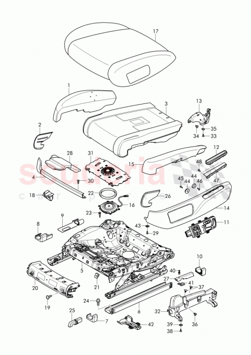 Part Diagram for Bentley 4W0 881 403 M