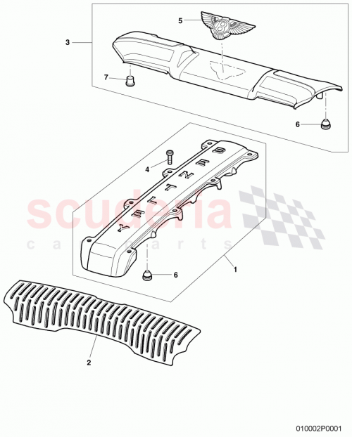 Part Diagram for Bentley 07C103925AG