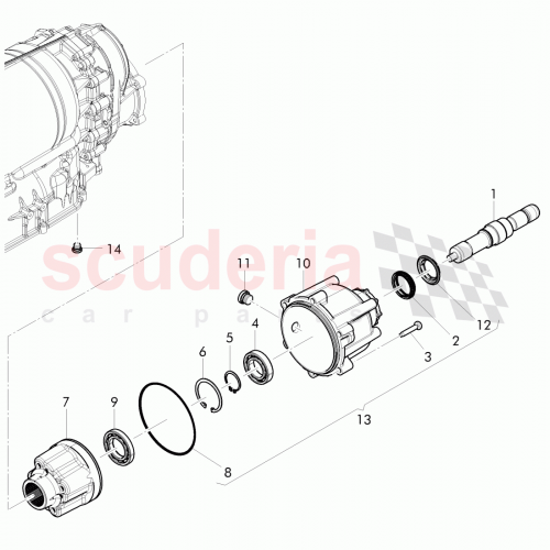 Part Diagram for Bentley 0BL 409 755 D