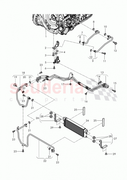 Part Diagram for Bentley 4W0 317 817 B