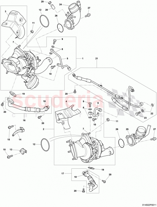 Part Diagram for Bentley 07C145699J