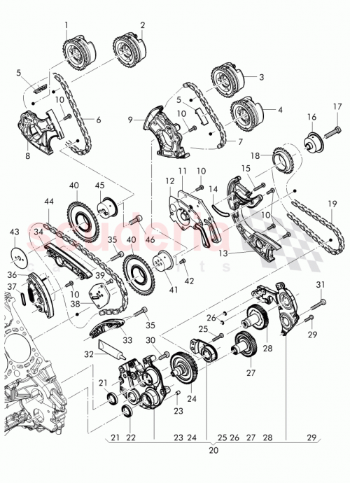 Part Diagram for Bentley N 911 290 01