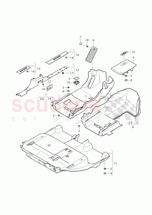 Part Diagram for Bentley 1K0 867 388 A