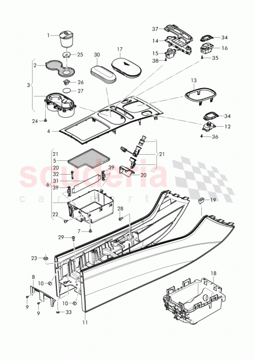 Part Diagram for Bentley 3W3 863 243 J