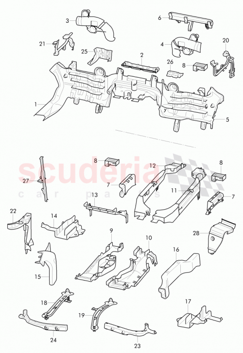 Part Diagram for Bentley 4W0 927 368 B