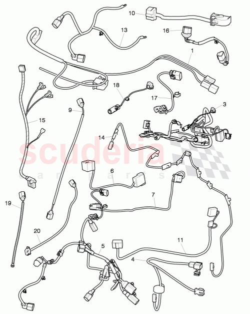 Part Diagram for Bentley 3W7971113H