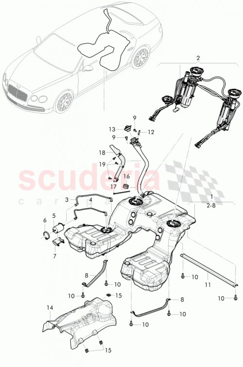 Part Diagram for Bentley 4W0 201 976 C