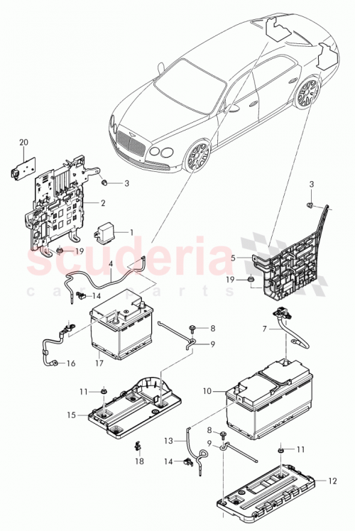 Part Diagram for Bentley 4W0 035 313 A