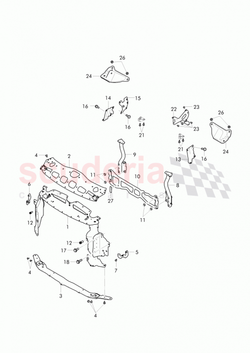 Part Diagram for Bentley 3W0 823 722