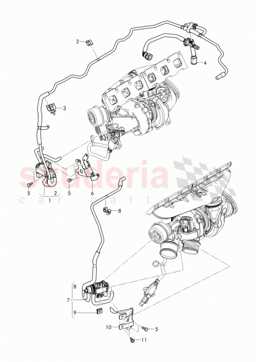 Part Diagram for Bentley 07P 145 245 K