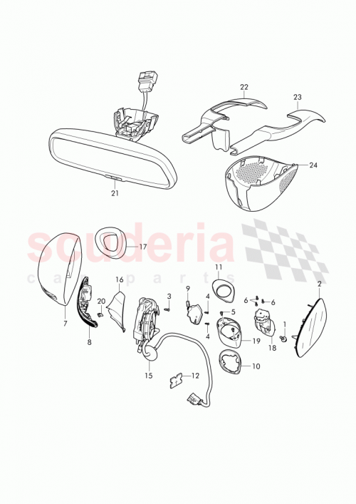 Part Diagram for Bentley 3W3 857 086 E