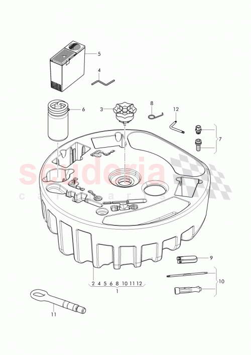Part Diagram for Bentley 3W0 012 021 AH