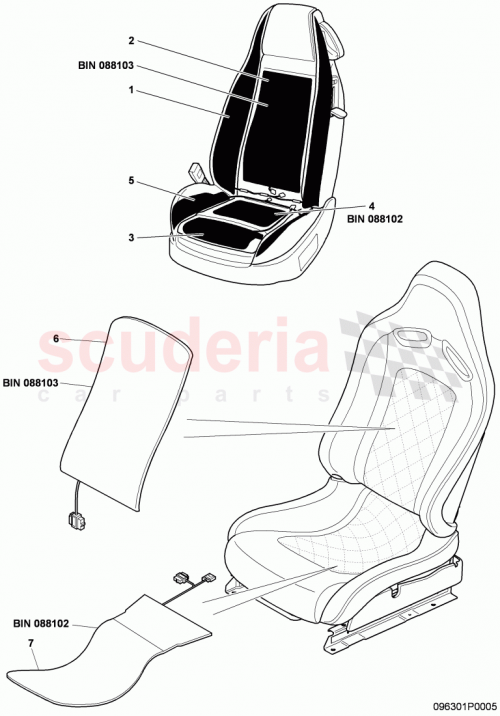 Part Diagram for Bentley 3W0963551M