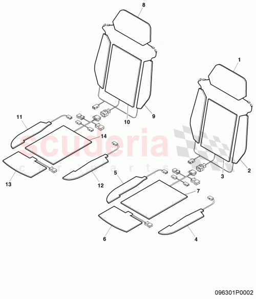 Part Diagram for Bentley 3W5963552AB