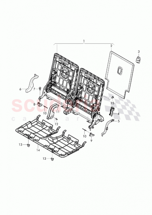 Part Diagram for Bentley 4M0 885 537 A