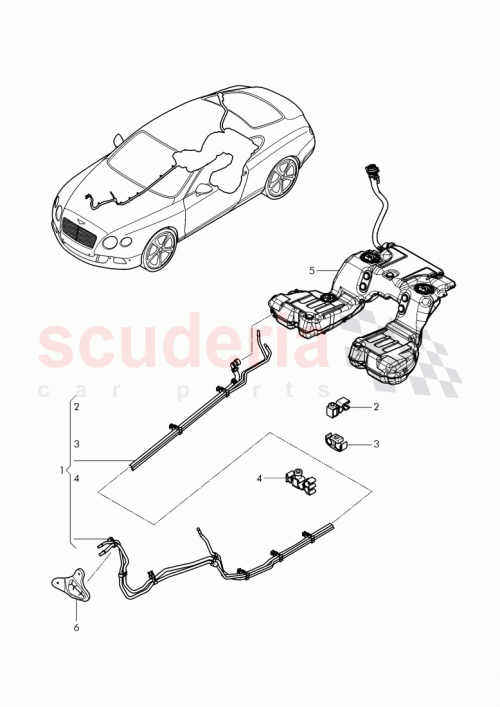 Part Diagram for Bentley 3W0 201 329