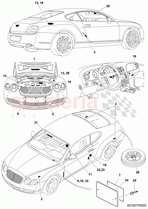 Part Diagram for Bentley 3W0 010 685 J