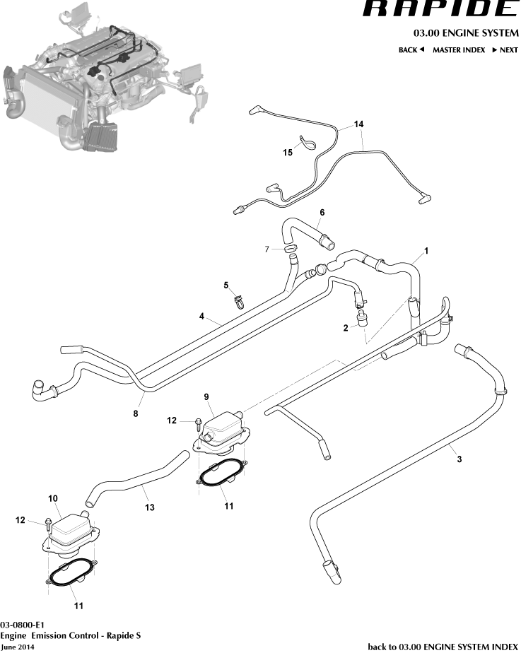 Rapide S and AMR - Emission Control of Aston Martin Aston Martin GT RAPIDE (2010-2019)
