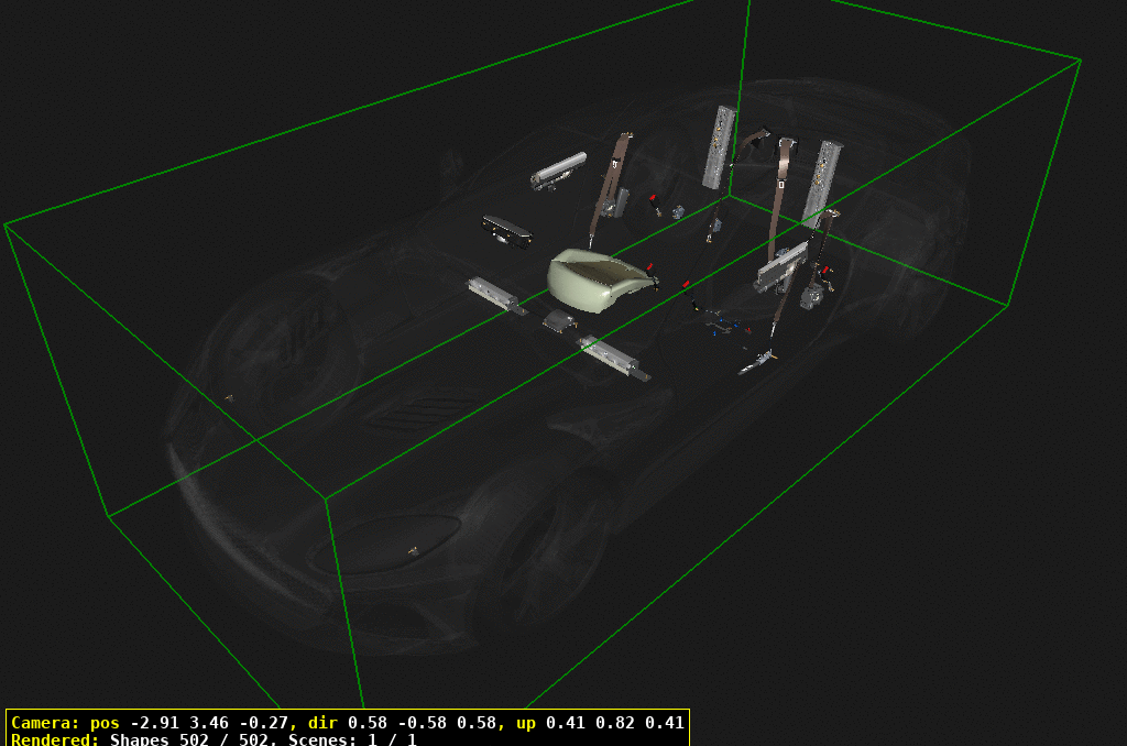 Occupant Restraining Device - Volante of Aston Martin Aston Martin GT DBS SUPERLEGGERA (2019-2023)