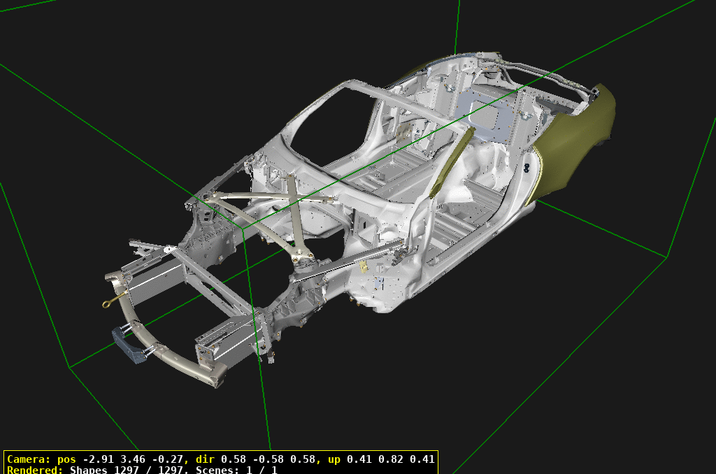 Body Structure - Volante of Aston Martin Aston Martin GT DB11 (2017-2023)